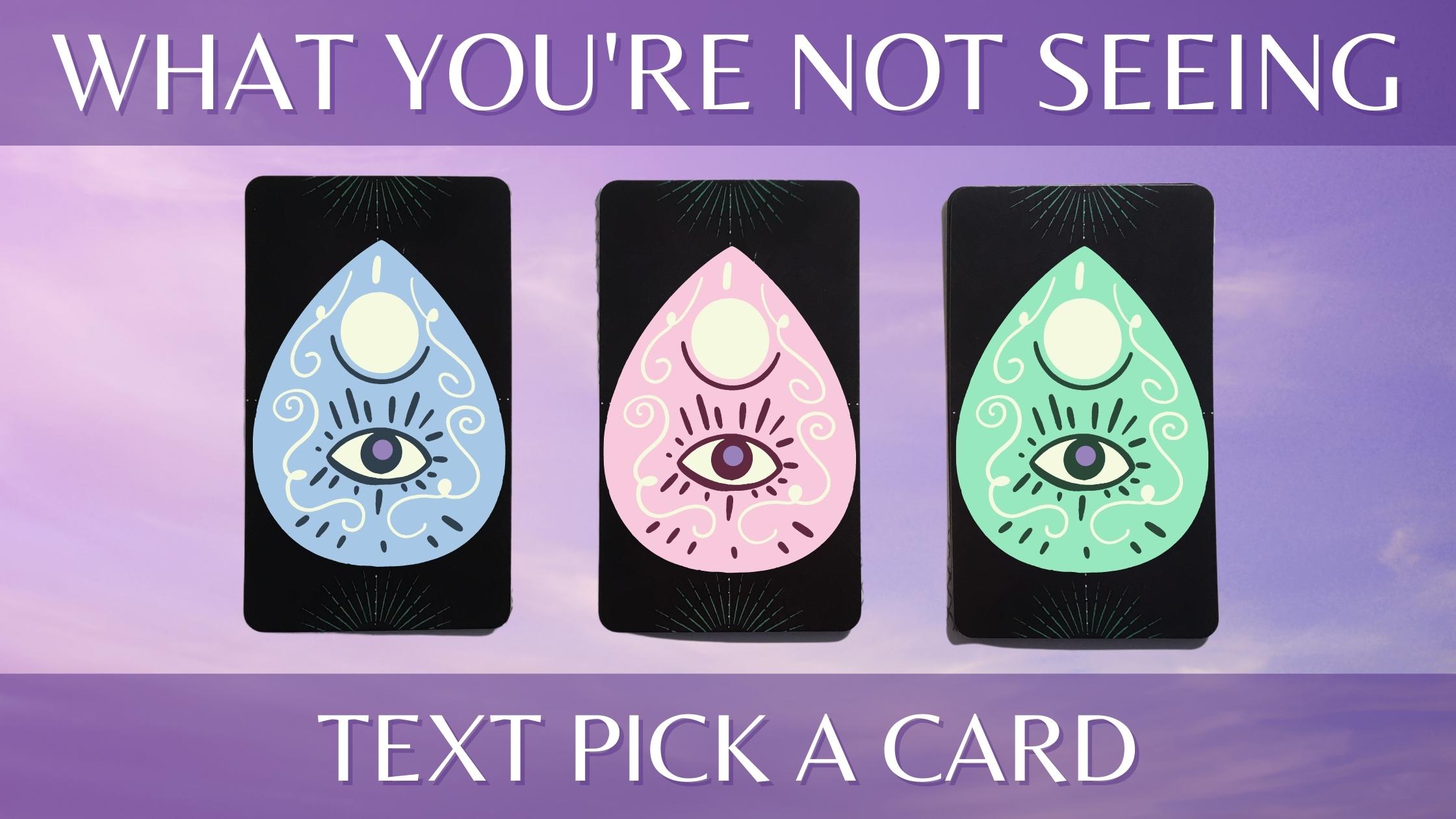 Three tarot and oracle pick a card piles with ouija board planchettes on them