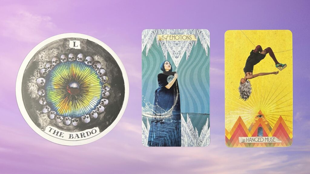 Cards from the Wild Unknown Archetypes Oracle and the Muse Tarot decks