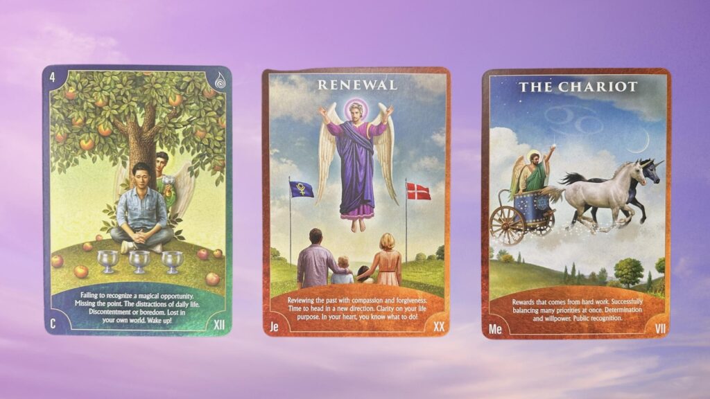 Cards from the Angel Wisdom Tarot