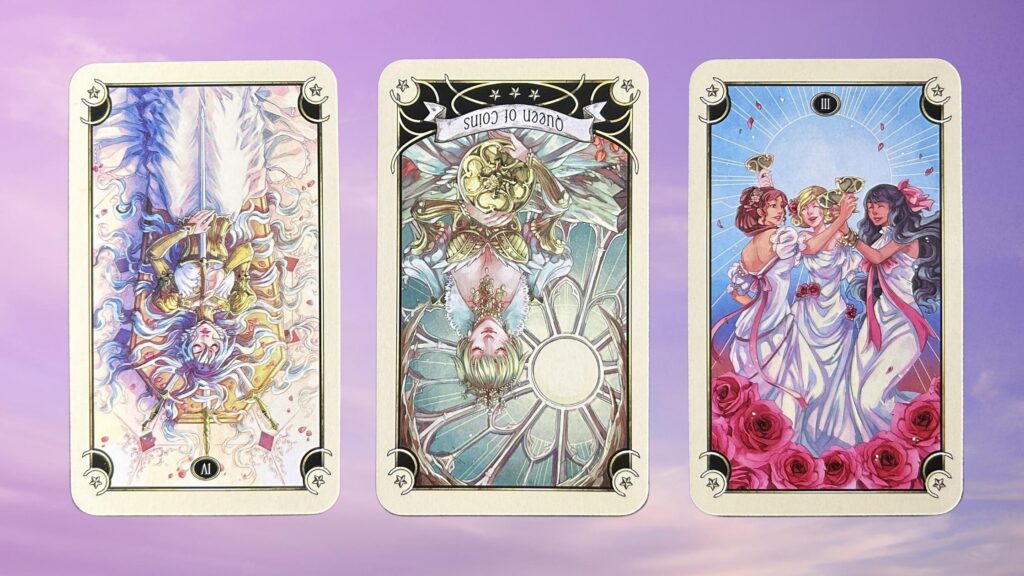 Cards from the Mystical Manga Tarot