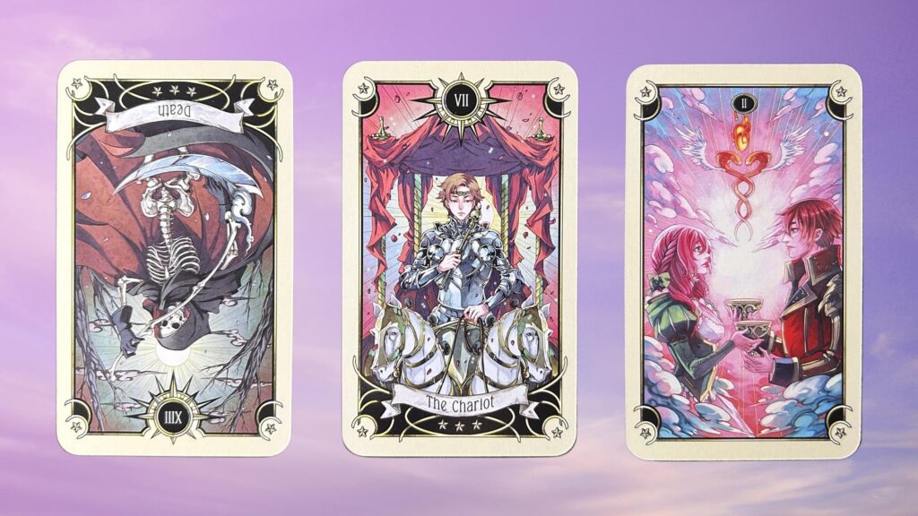 Cards from the Mystical Manga Tarot