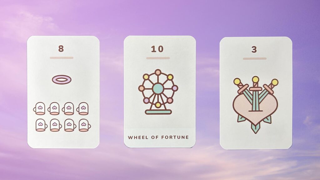 Cards from the Kawaii Tarot