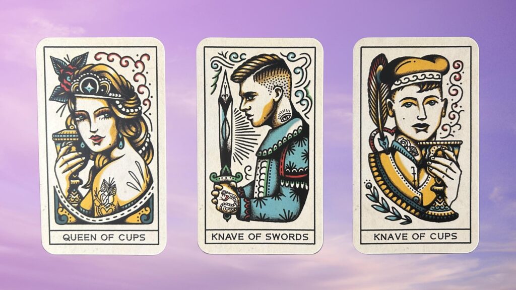 Cards from the Tattoo Tarot