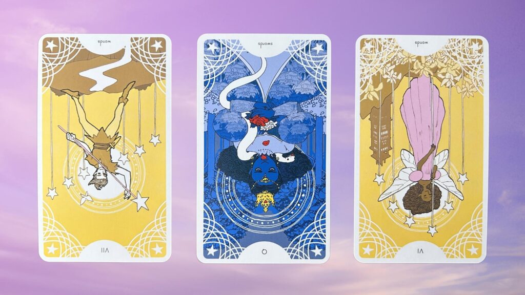 Cards from the Star Spinner Tarot deck