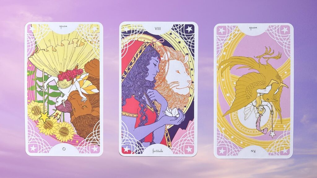 Cards from the Star Spinner Tarot deck