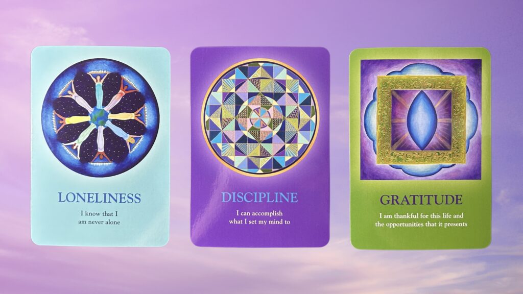 Cards from the Soul's Journey Lessons Oracle card deck