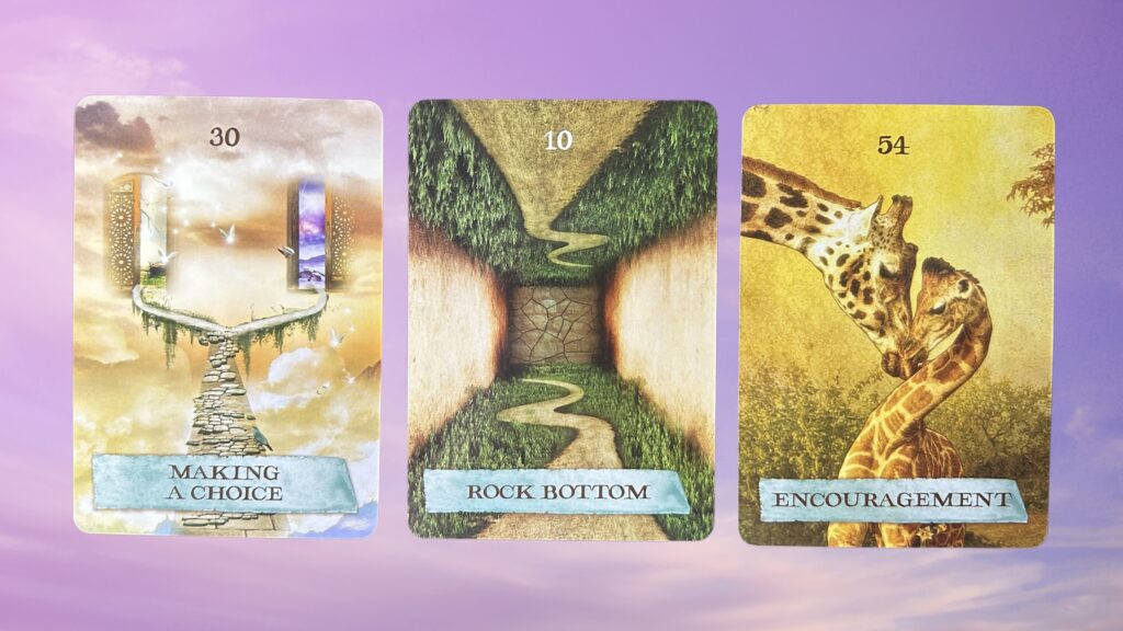 Cards from the Enchanted Map Oracle deck