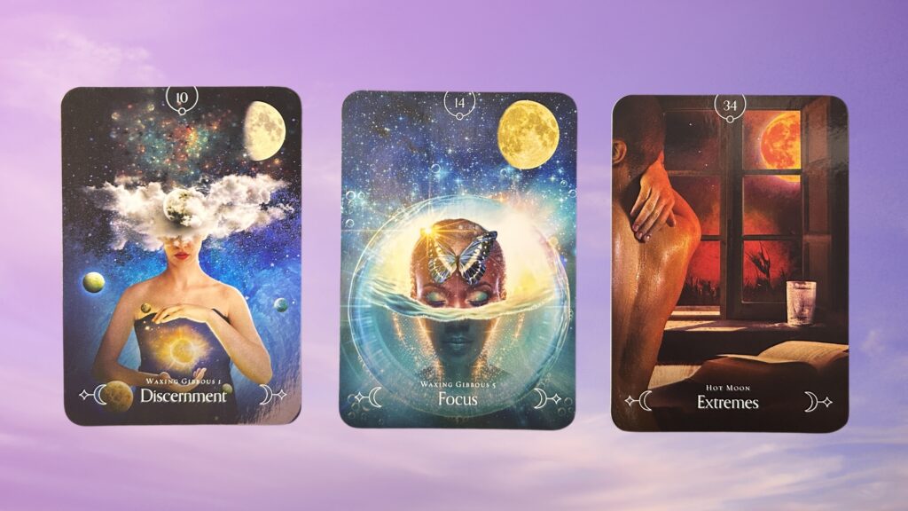 Cards from the Queen of the Moon Oracle deck