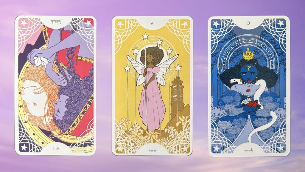 Cards from the Star Spinner Tarot deck