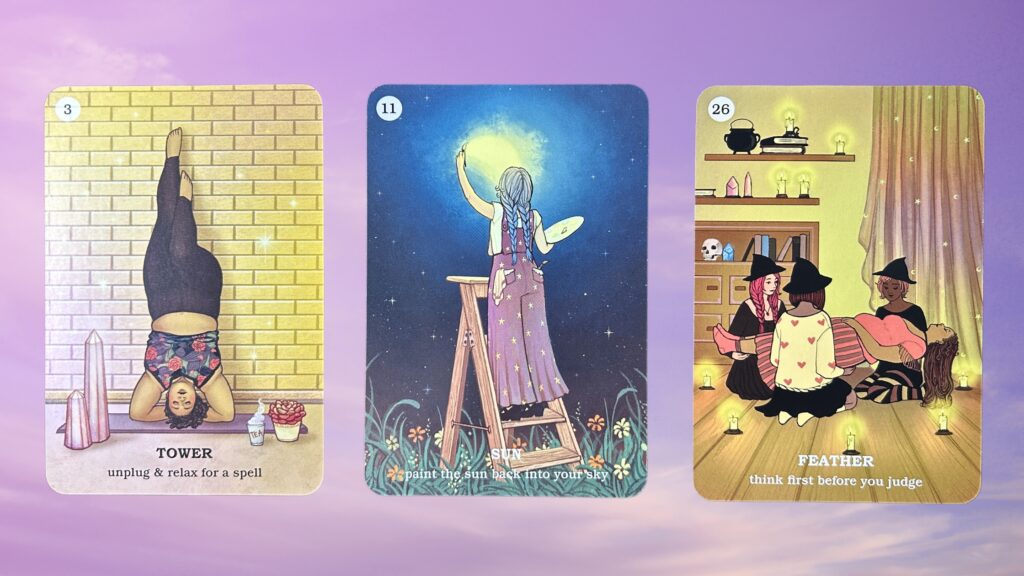 Cards from the Believe in Your Own Magic Oracle deck