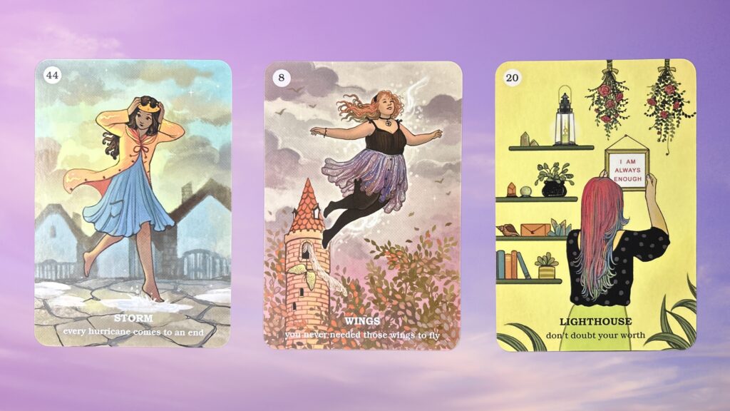 Cards from the Believe in Your Own Magic Oracle deck