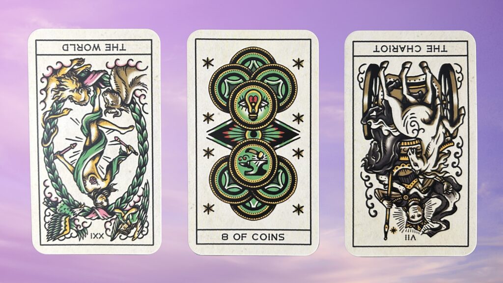 Cards from the Tattoo Tarot