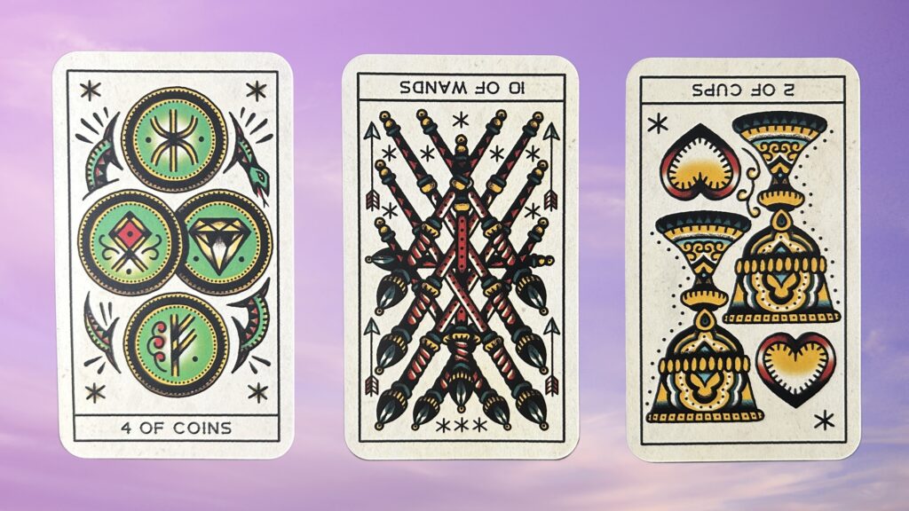 Cards from the Tattoo Tarot