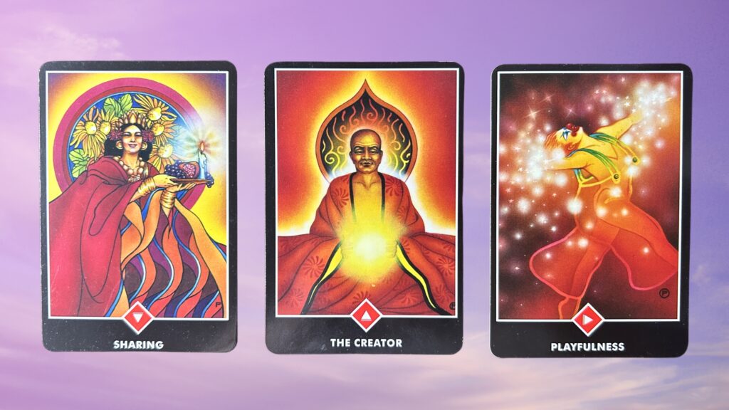 Cards from the Osho Zen Tarot deck