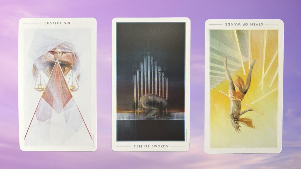 Cards from the Fountain Tarot deck