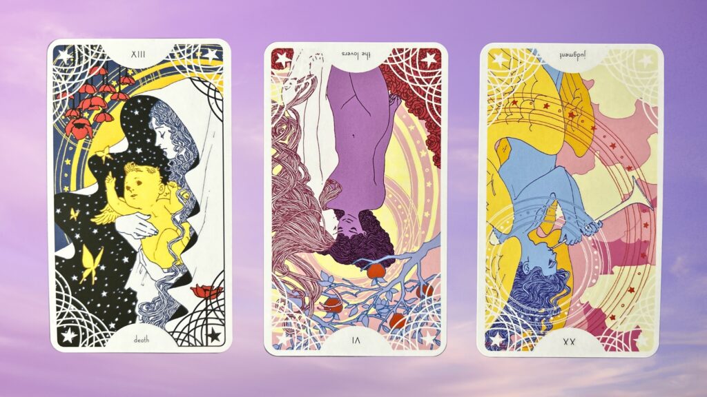 Cards from the Star Spinner Tarot deck