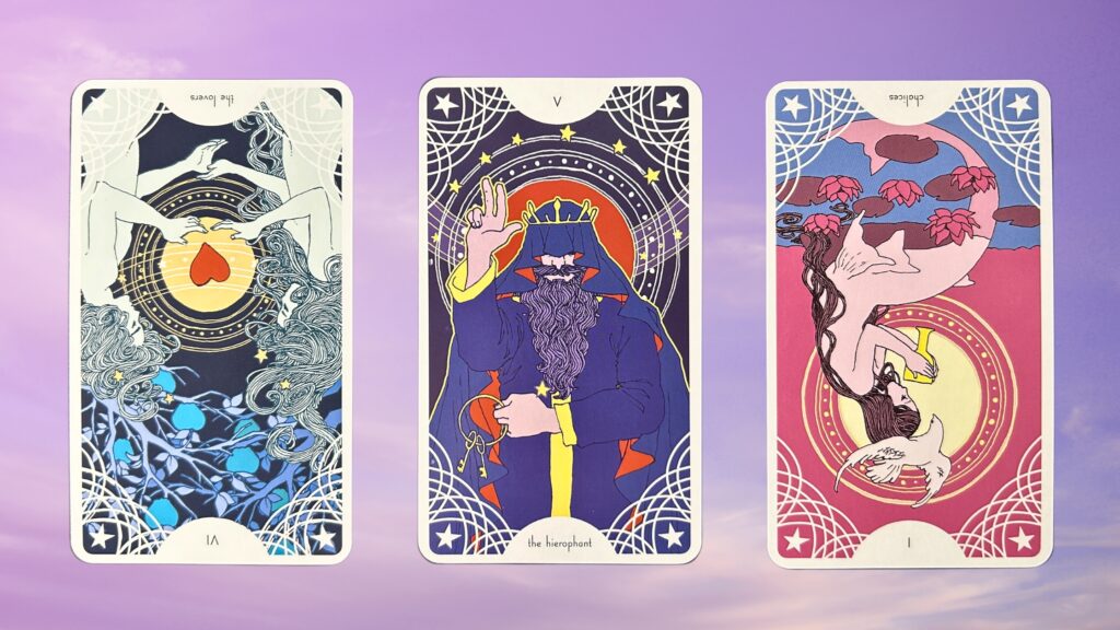 Cards from the Star Spinner Tarot deck