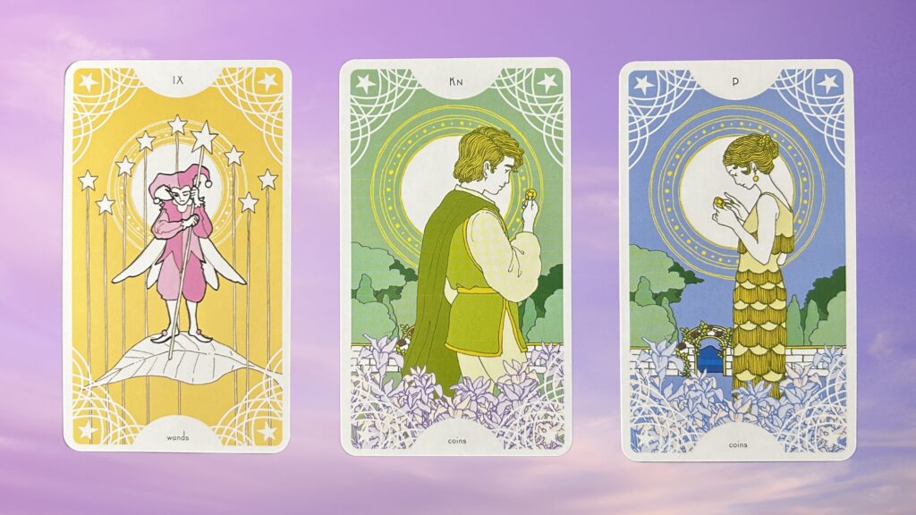 Cards from the Star Spinner Tarot deck