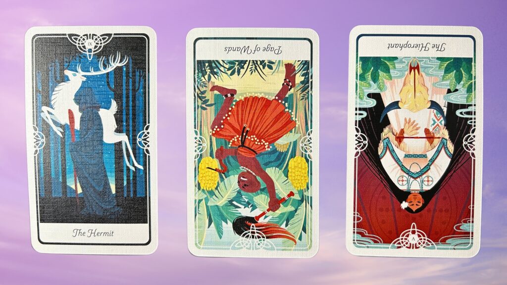 Cards from the Tarot of the Divine deck