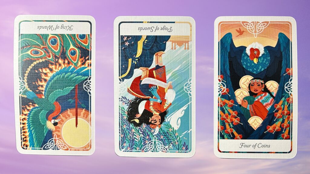 Cards from the Tarot of the Divine deck