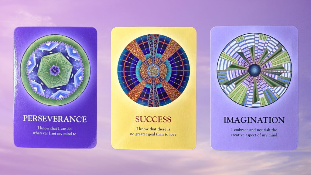 Cards from Soul's Journey Lesson Oracle deck