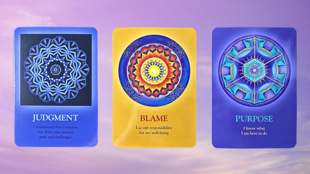 Cards from Soul's Journey Lesson Oracle deck