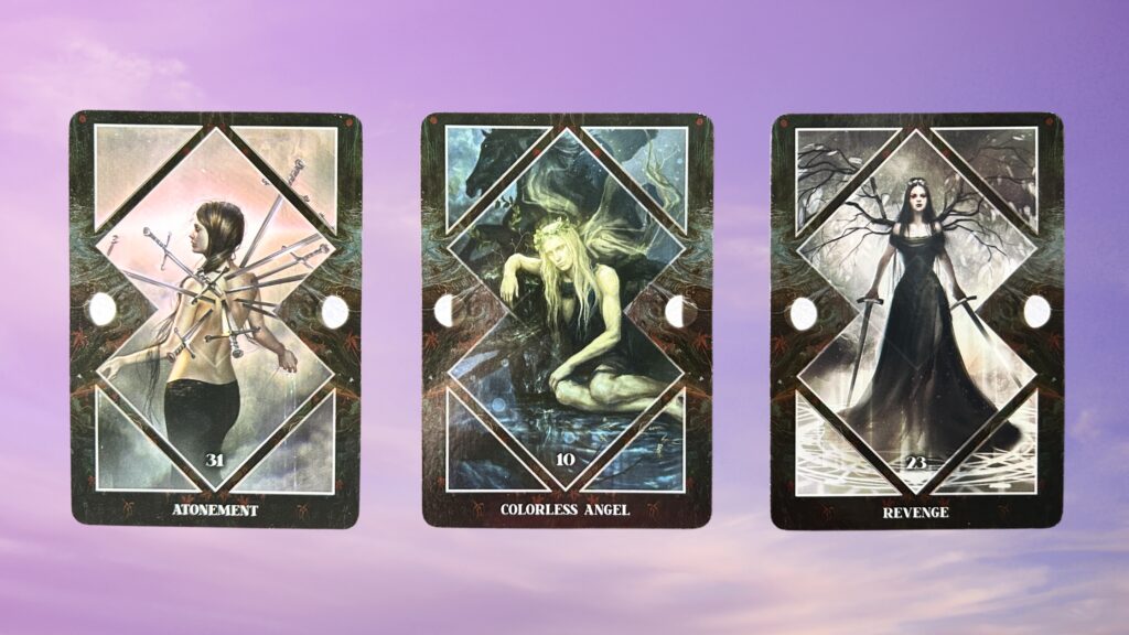 Cards from the Dark Mirror Oracle deck