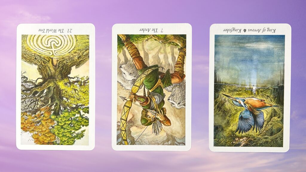 Cards from the Wildwood Tarot deck