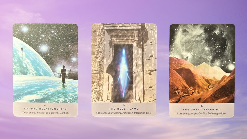 Cards from the Starseed Oracle deck