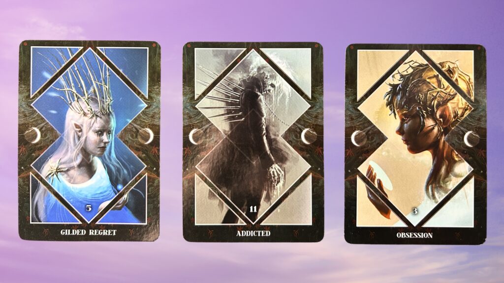 Cards from the Dark Mirror Oracle deck