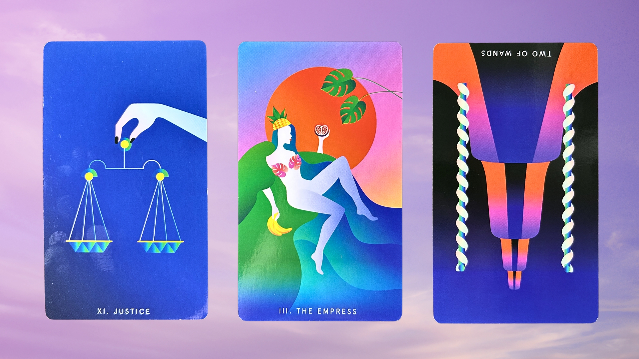 Cards from the Mystic Mondays Tarot deck