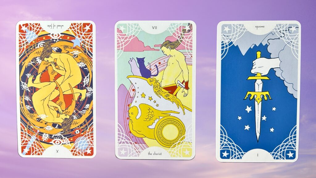 Cards from the Star Spinner Tarot deck