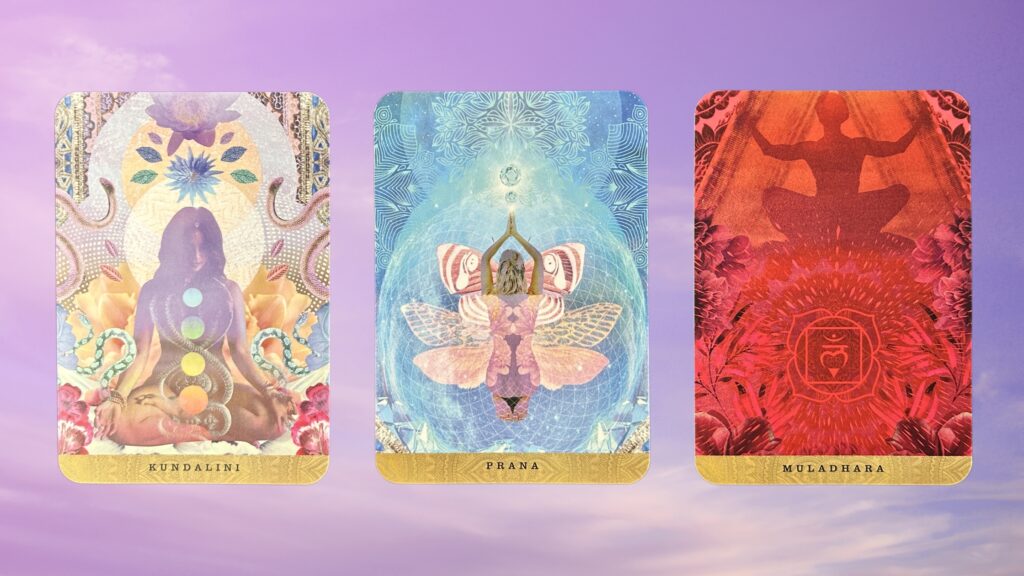 Cards from the A Yogic Path Oracle deck