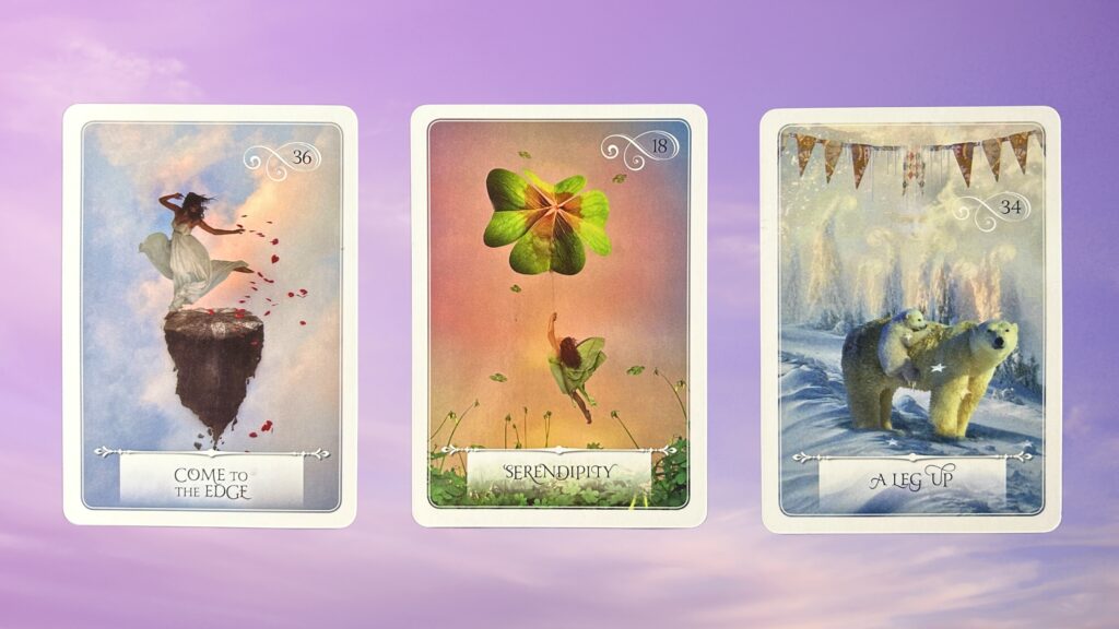 Cards from the Wisdom of the Oracle deck