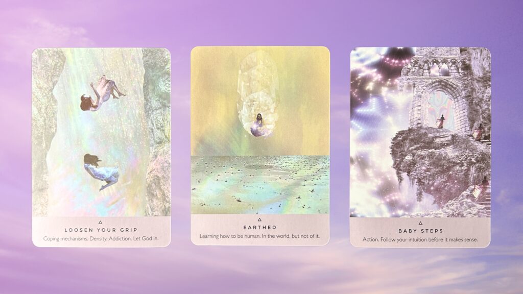 Cards from the Starseed Oracle deck