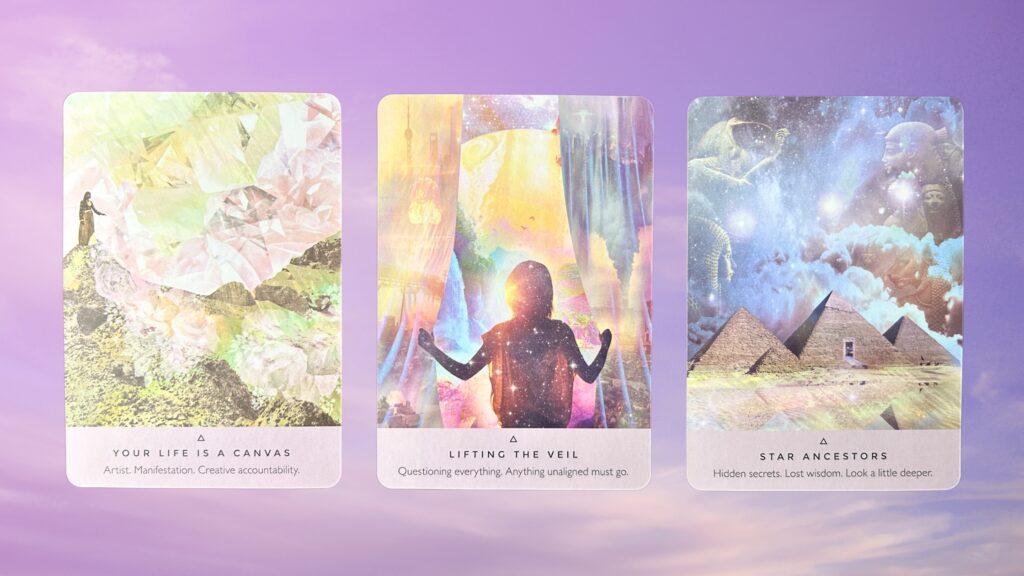 Cards from the Starseed Oracle deck