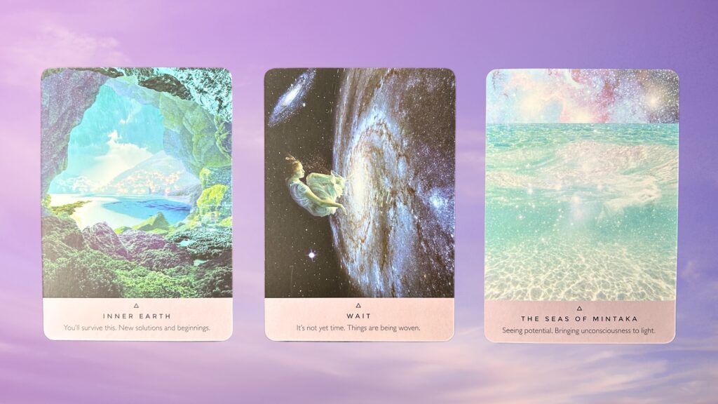 Cards from the Starseed Oracle deck