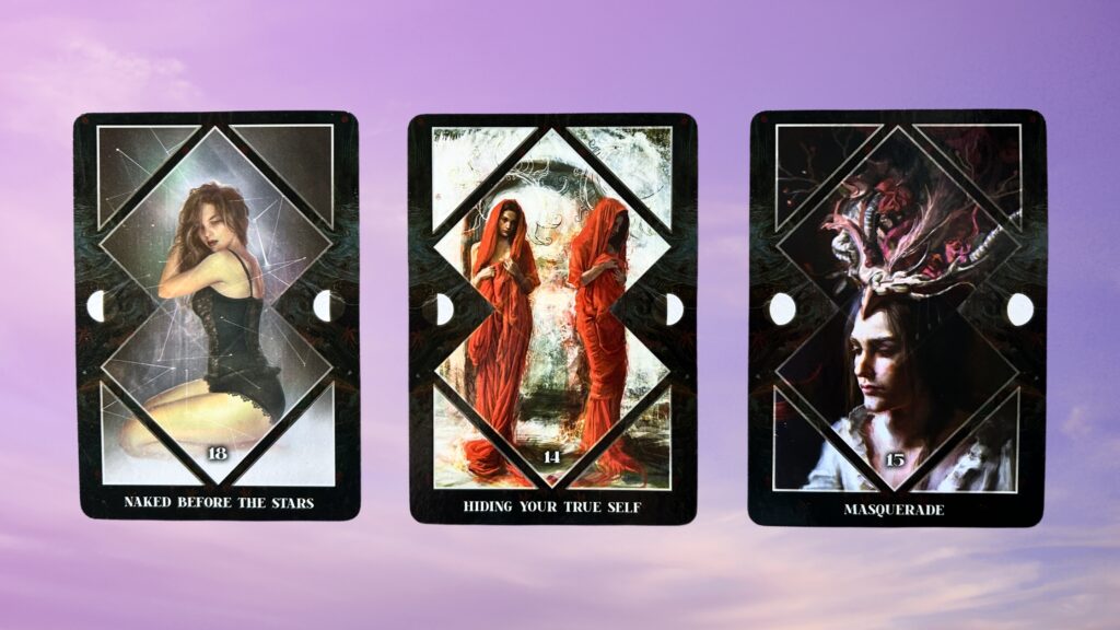 Cards from the Dark Mirror Oracle deck