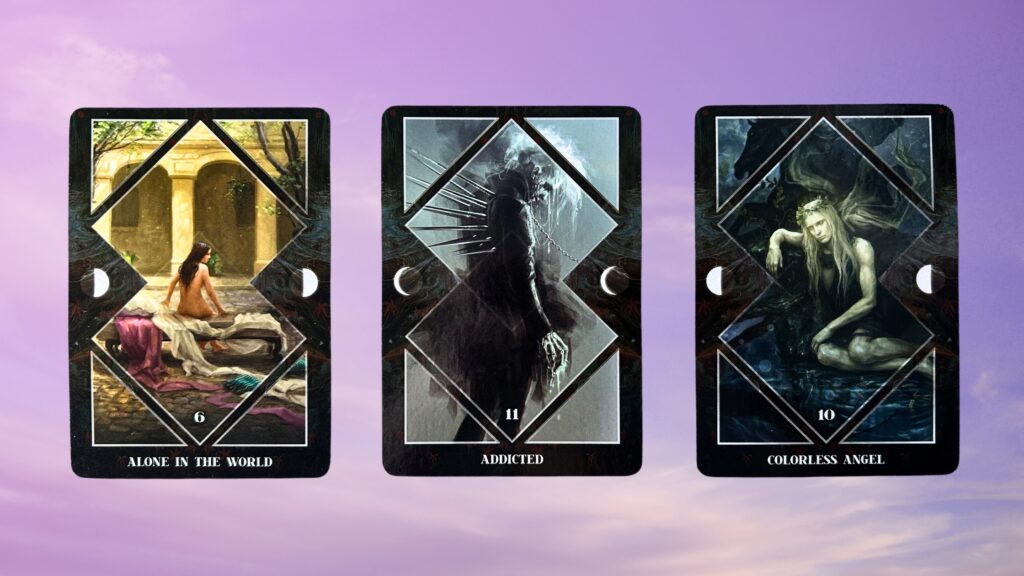 Cards from the Dark Mirror Oracle deck