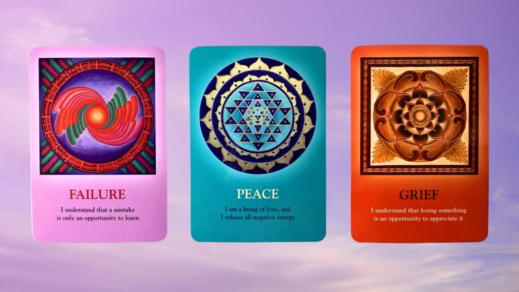 Cards from the Soul's Journey Lessons Oracle deck