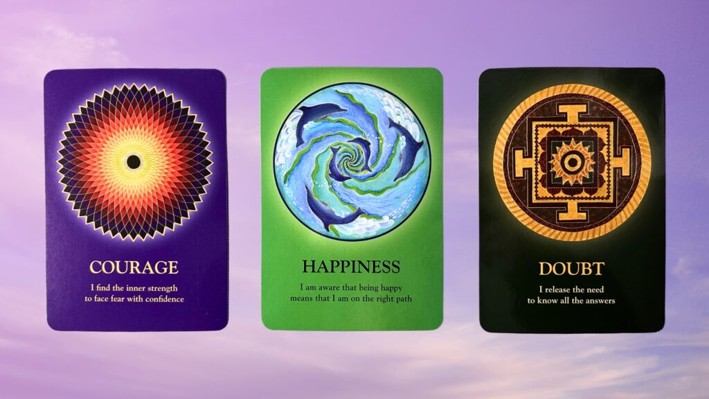 Cards from the Soul's Journey Lessons Oracle deck