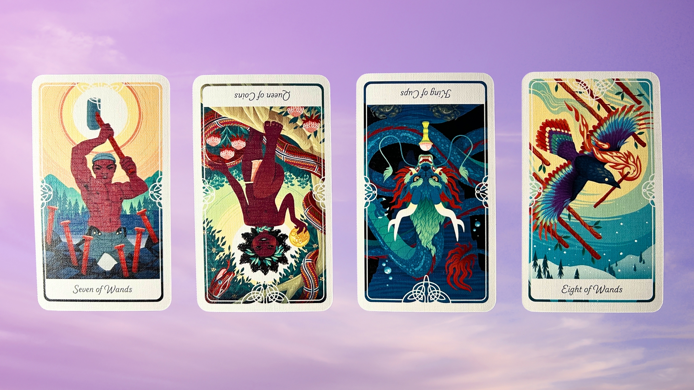 Cards from the Tarot of the Divine deck