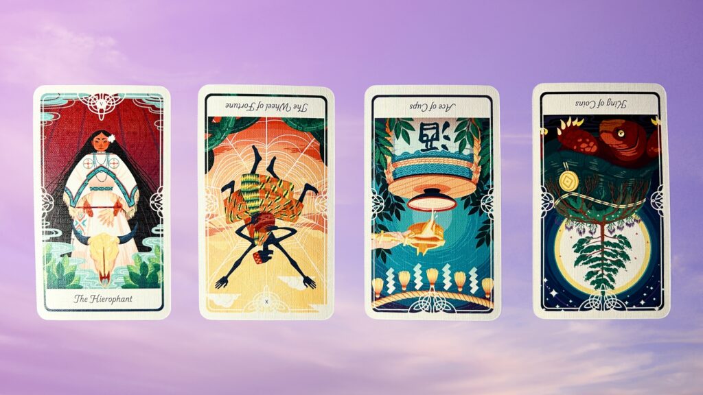 Cards from the Tarot of the Divine deck