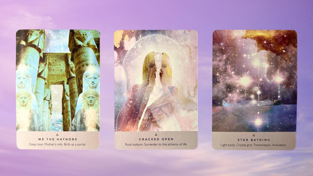 Cards from the Starseed Oracle deck