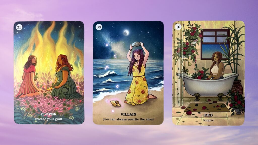 Cards from the Believe in Your Own Magic Oracle deck