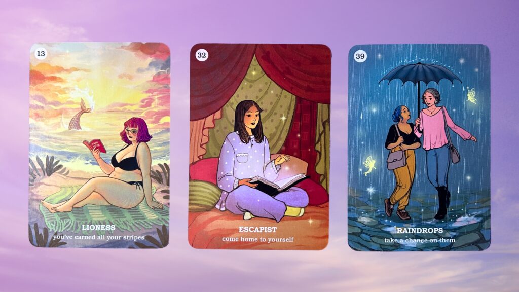 Cards from the Believe in Your Own Magic Oracle deck