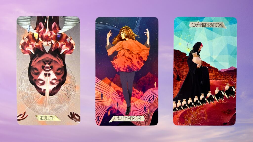 Cards from the Muse Tarot deck