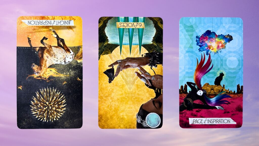 Cards from the Muse Tarot deck