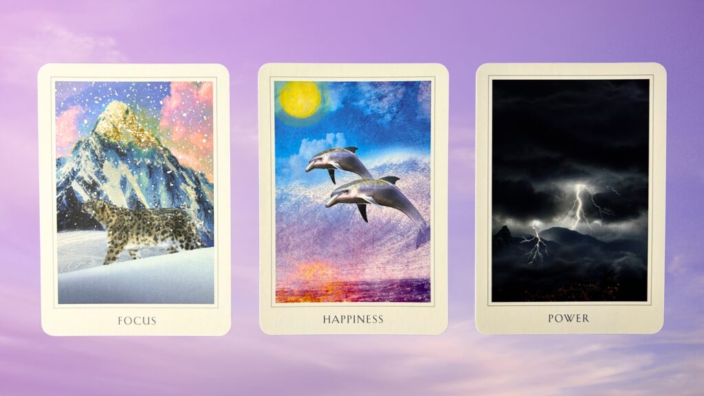 Cards from the Sacred Destiny Oracle deck