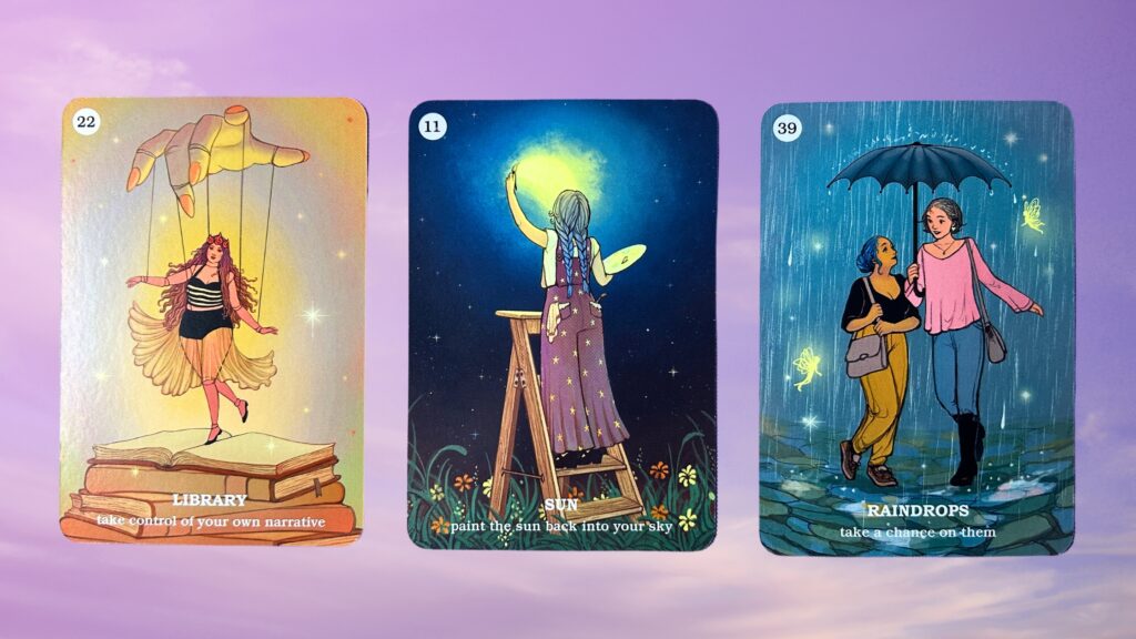 Cards from the Believe In Your Own Magic Oracle deck